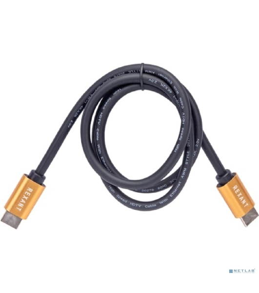 Кабель Rexant HDMI - HDMI 2.0 длина 1 метр GOLD