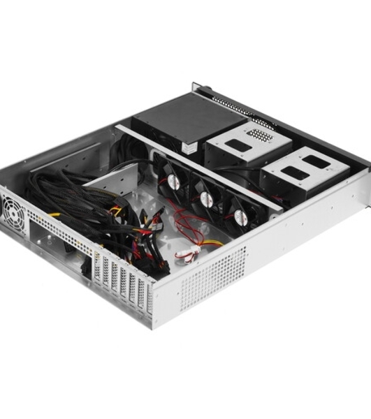 Серверный корпус ExeGate Pro 2U550-04 (RM 19', высота 2U, глубина 550, БП 1100ADS, 2хUSB)