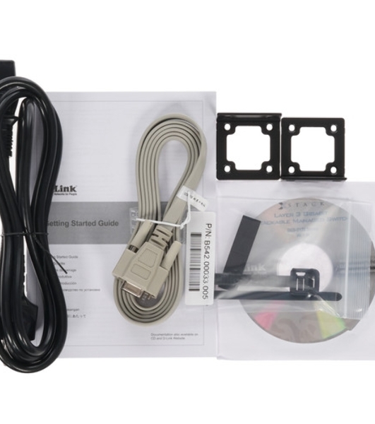 Коммутатор D-Link DGS-3130-30S/B1A, 24×1 Гбит/с SFP + 4×10 Гбит/с SFP+ + 2×10 Гбит/с Combo, управляемый