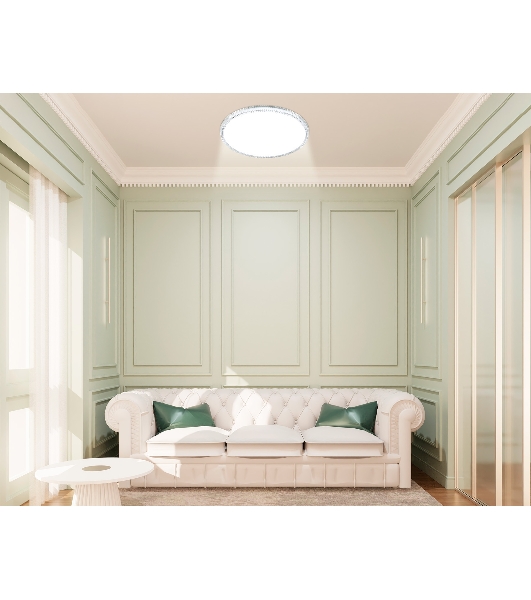 Потолочный светодиодный светильник Ambrella light FZ1701 WH белый IP20 20W 4200K 260*50 (Без ПДУ)