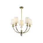 Люстра Ambrella light LH75351/5 SB/WH бронза/белый E14*5 max 40W D630*780, фото9