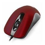 Мышь проводная Gembird MOP-400-R красный, 1000 dpi, USB, кнопки - 3, фото4