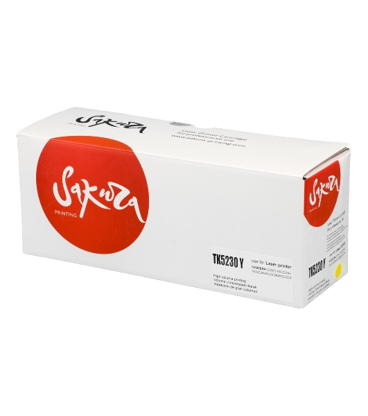 Картридж Sakura TK5230Y для Kyocera Mita ECOSYS p5021cdn/p5021cdw/p5221cdn/p5521cdw, желтый, 2 200 к.