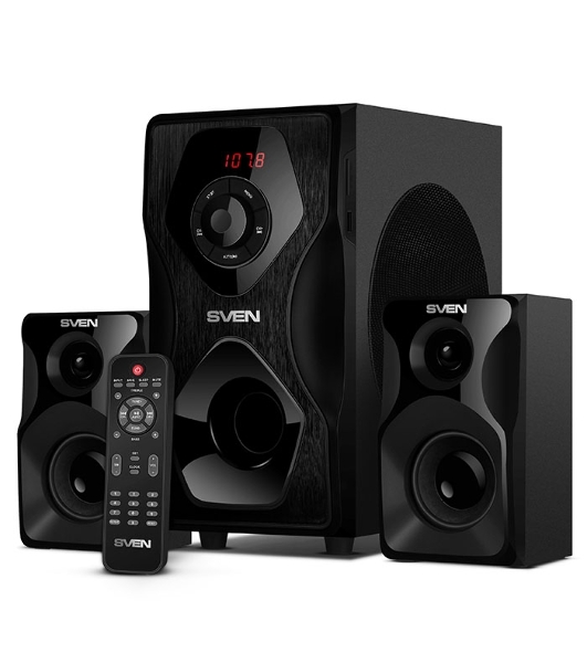 Акустическая система SVEN AC MS-2055, черный (55Вт, FM-тюнер, USB/SD, дисплей, ПДУ, Bluetooth)
