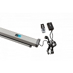 Экран Pro 180x180см Motoscreen 1:1 настенно-потолочный(моторизованный) 100' фибергласс, серый корпус, фото7