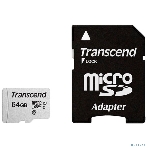 Флеш карта Micro SecureDigital 64Gb Transcend Class 10 TS64GUSD300S-A MicroSDXC Class 10 UHS-I, SD adapter, фото9