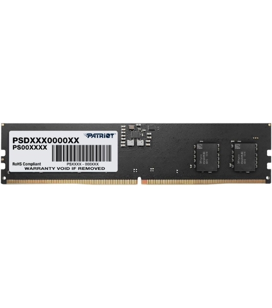 Оперативная память Patriot Signature, DDR5, 32GB (1x32 GB), 4800 MHz, CL40, DIMM