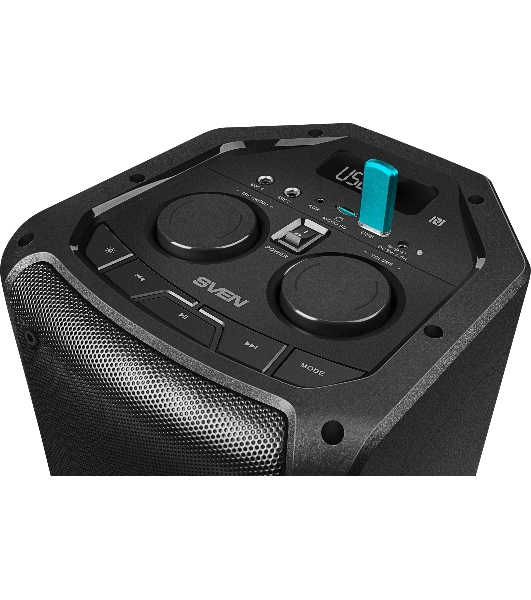 Портативная акустика SVEN АС PS-710 черный 100 Вт Bluetooth