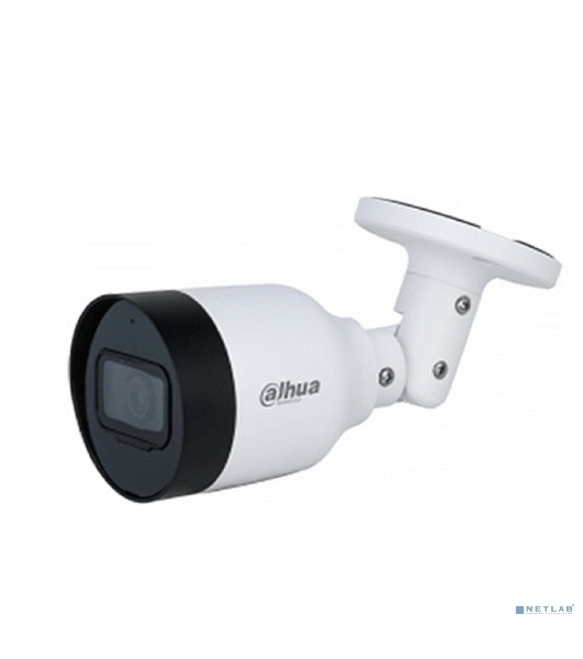 Уличная цилиндрическая IP-видеокамера DAHUA DH-IPC-HFW1839TCP-A-IL-0360B-S6 SmartDualLight 8Мп, 1/2.7” CMOS, объектив 3.6мм, обнаружение людей, микрофон, ИК 30м, LED 30м, IP67, металл/пластик