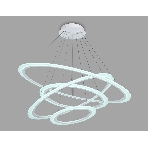 Светильник Ambrella light FA4363/4 WH белый 235W 3000K/4200K/6400K D1000*870 (ПДУ РАДИО 2.4G), фото3