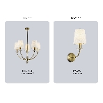 Люстра Ambrella light LH75351/5 SB/WH бронза/белый E14*5 max 40W D630*780, фото7