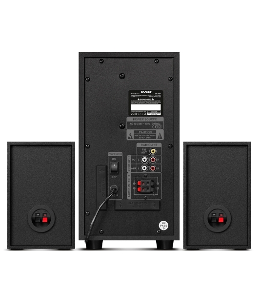 Акустическая система SVEN AC MS-2055, черный (55Вт, FM-тюнер, USB/SD, дисплей, ПДУ, Bluetooth)