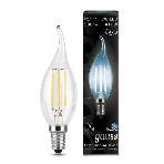 Лампа светодиодная Gauss LED Filament Свеча на ветру E14 7W 580lm 4100К 1/10/50, фото 1