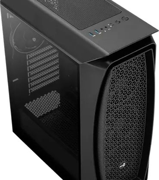Компьютерный корпус Aerocool/Formula Aero One Eclipse-G-BK-v1 черный без БП ATX 4x120мм 2xUSB 3.0 audio