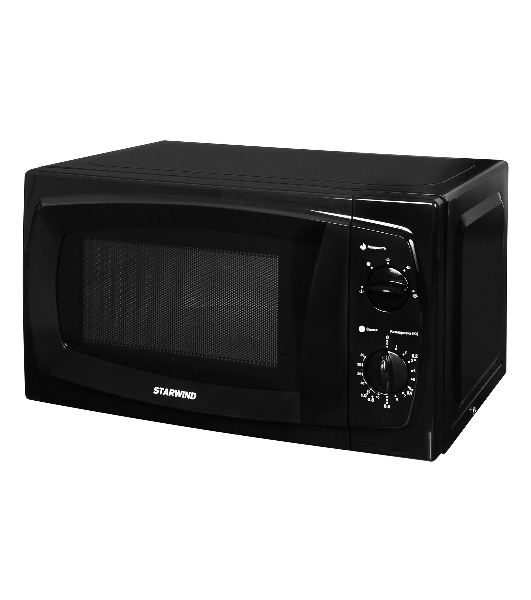 Микроволновая печь Starwind SWM5420 черный, 20 л, 700 Вт, переключатели - поворотный механизм