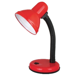 Светильник UF-301 С04 настол. 230В 60Вт красн. Ultraflash 12358