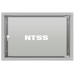 Шкаф коммутационный NTSS LIME (NTSS-WL6U5545GS) настенный 6U 550x450 мм пер. дв. стекл несъемн. бок. пан. 30 кг серый 110 град., фото 1