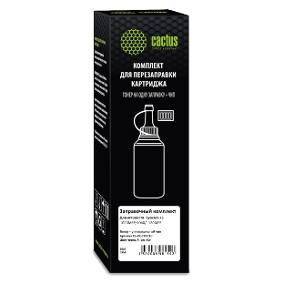 Тонер Cactus CS-RK-TK1110 черный флакон 80гр. (в компл.:чип) для принтера Kyocera FS-1020/1040/1120