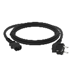Кабель питания Greenconnect GCR-54377 PROF 2.0m, Евровилка угловая - С13, 3*1,0 мм, черный, фото 1