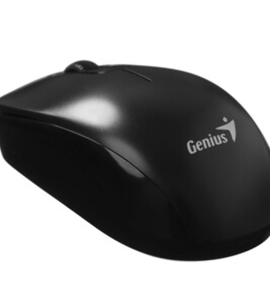Мышь проводная Genius DX-110 черный, 1000 dpi, USB, кнопки - 3
