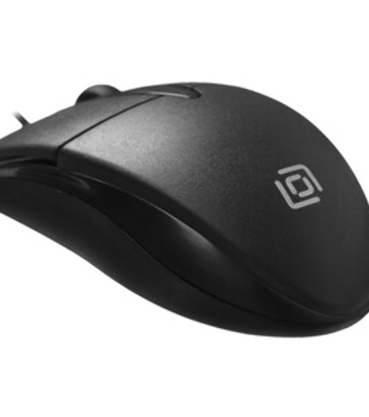Мышь проводная Oklick 275M черный, 1000 dpi, USB, кнопки - 3