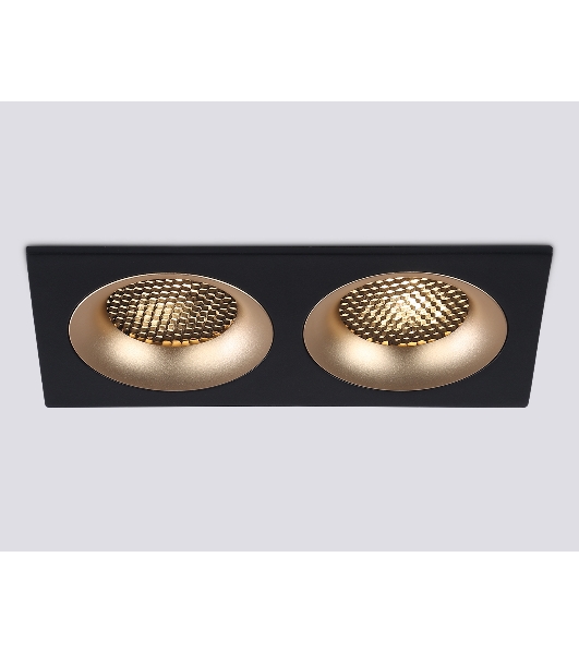 Светильник Ambrella light TN102735/2 BK/GD черный/золото GU5.3 175*92*23