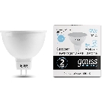 Лампа светодиодная Gauss Elementary MR16 9Вт цок.: GX5.3 спот 220B 6500K св. свеч. белый хол. MR16 (упак.: 10 шт), фото 1