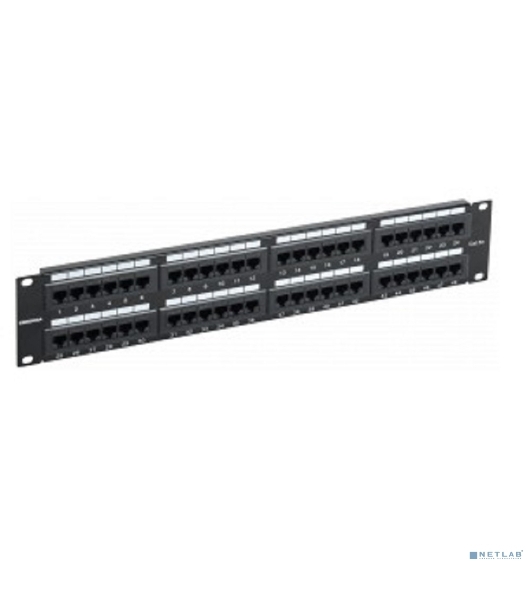 Патч-панель ITK PP48-2UC5EU-K05-G 2U кат. 5Е UTP 48 портов (Krone) GENERICA