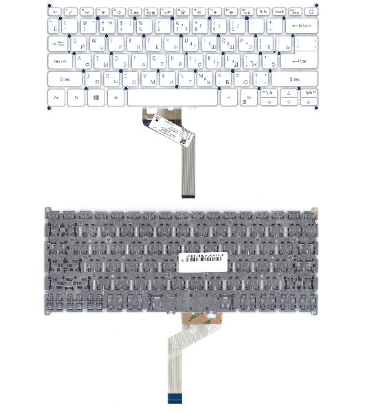 Клавиатура для ноутбука Acer Swift 7 SF714-52T белая