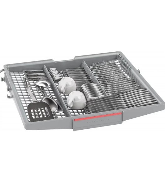Встраиваемая посудомоечная машина Bosch SMV6ECX08E, серебристый, 59.8 см, 14 компл., 42 дБ, класс G