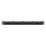 Патч-панель ExeGate EPP3-19-24-8P8C-C6-110D-C (19', UTP, 24 port, cat.6, KRONE&110(dual IDC), 1U, RoHS, с кабельным органайзером и защитными шторками, Black, RTL), фото5
