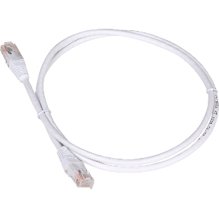 Патч-корд LANMASTER TWT UTP cat.5e, с заливными колпачками, 15.0 м, белый