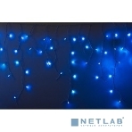 Гирлянда Neon-night Айсикл (бахрома) светодиодный, 2,4 х 0,6 м, белый провод, 230 В, диоды синие, 76 LED, фото6