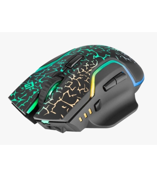 Мышь беспроводная Defender Oneshot GM-067 черный, 3200 dpi, радиоканал, USB, кнопки - 7