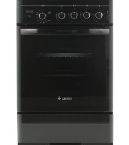 Плита газовая Gefest ПГ 5500-03 0044 черный, конфорок 4 шт, духовка 52 л, 50 см x 85 см x 58.5 см