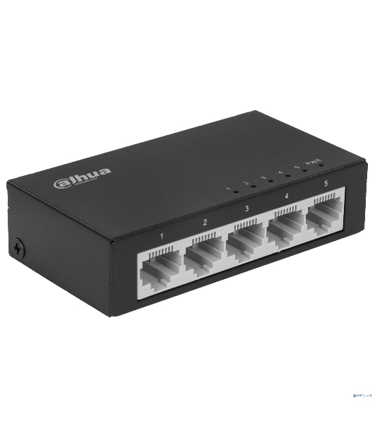 Коммутатор Dahua DH-PFS3005-5ET, 5×100 Мбит/с, неуправляемый