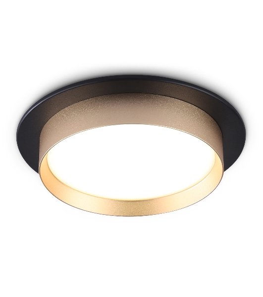 Светильник Ambrella light TN5228 BK/GD черный/золото GX53 max 12W D110*35
