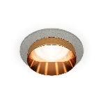Комплект встраиваемого светильника Ambrella light XC6514024 SGR/PYG серый песок/золото желтое полированное MR16 GU5.3 (C6514, N6134), фото3