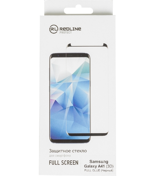 Защитное стекло для экрана Redline для Samsung Galaxy A41 3D антиблик. 1шт. (УТ000020417)