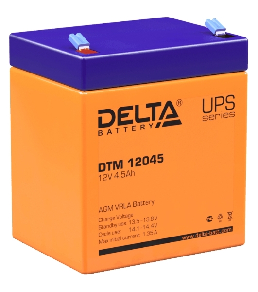 Батарея для ИБП Delta DTM 12045 (12V, 4.5Ah)