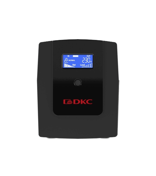 Источник бесперебойного питания ИБП Info LCD 1500В.А IEC C13 (4) USB + RJ45 DKC INFOLCD1500I