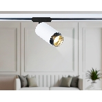 Трековый однофазный светильник Ambrella light GL5161 WH/BK белый/черный GU10 max 12W D60*190, фото7