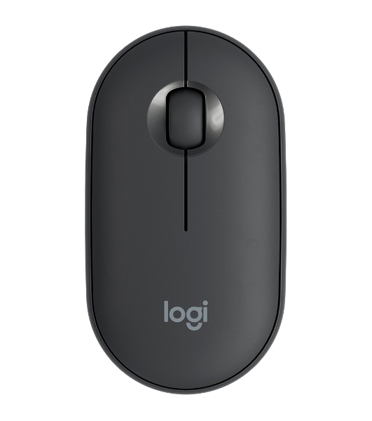 Мышь беспроводная Logitech Pebble M350 графитовый, 1000 dpi, радиоканал, Bluetooth, USB, кнопки - 3