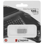 Флешка USB Kingston DataTraveler Micro (DTMC3G2/128Gb), 128Gb, USB 3.2 Gen 1, R/W 200/60, серебристый, фото11