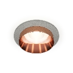 Комплект встраиваемого светильника Ambrella light XC6514025 SGR/PPG серый песок/золото розовое полированное MR16 GU5.3 (C6514, N6135), фото3