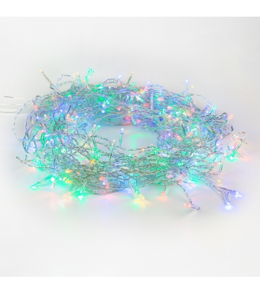 Гирлянда Neon-night 'Твинкл-Лайт' 20 м, прозрачный ПВХ, 160 LED, цвет мультиколор