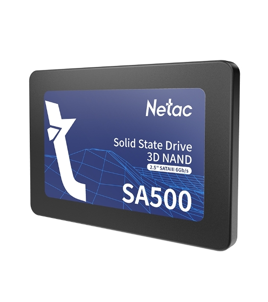Накопитель SSD Netac SA500, 2Tb, SATA III, 2.5', R/W 530/475