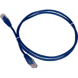 Патч-корд LANMASTER TWT-45-45-10-BL вилка RJ-45-вилка RJ-45 cat.5е 10м синий ПВХ (уп.:1шт)