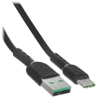 Кабель USB 2.0 HOCO X33, AM/Type-C, черный, 1м, 5А, фото4