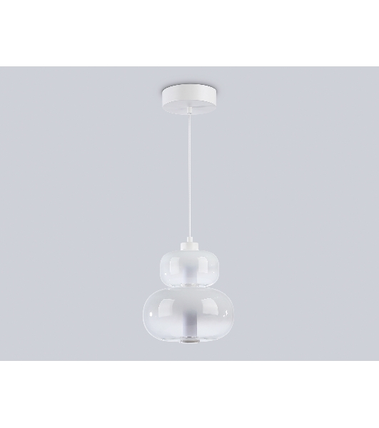 Подвесной светодиодный светильник Ambrella light LH11051 WH/FR белый/белый матовый 12W 3000K D230*265